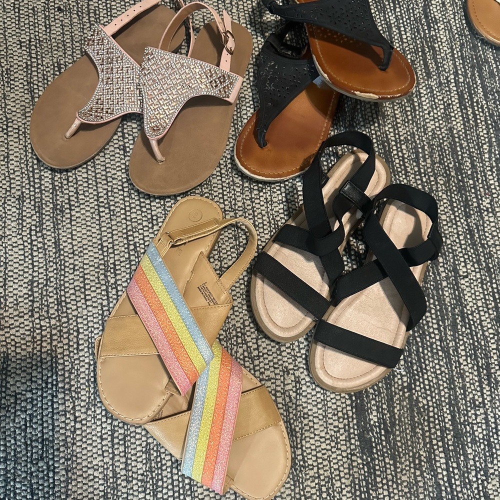 Girls size 3 shoe lot